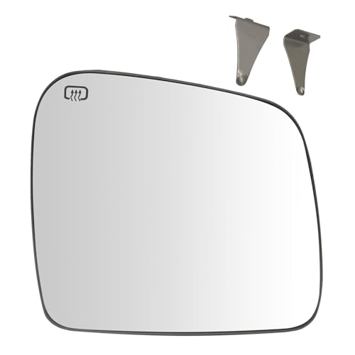 Right Outside Mirror Glass Compatible With Jeep Grand Cherokee w/Blind Spot Detection w/Power Folding Multi Function Mirror Replaces 68082634AA 68082634AB 11 12 13 14 15 16 17 18 19 20 21 22