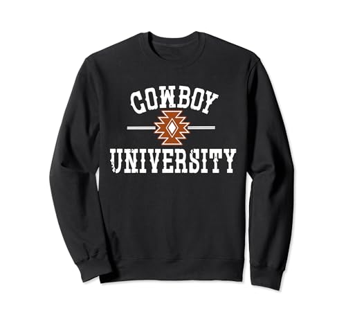Cowboy universidad Western Country Music Sudadera
