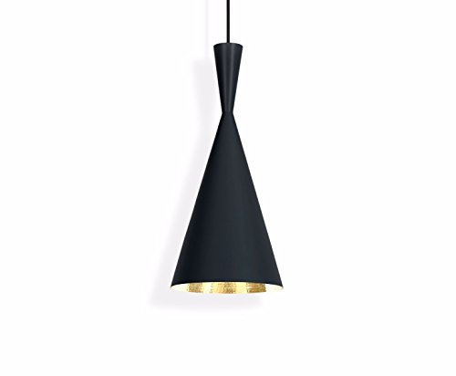 Preisvergleich Produktbild Tom Dixon - Beat Tall Hängeleuchte - schwarz - Design - Deckenleuchte - Pendelleuchte - Wohnzimmerleuchte