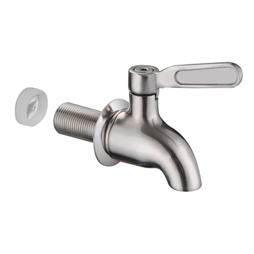 Sumerain Spigot for Beverage Dispenser,SUS304 Stainless Steel Metal Spigot Dispenser for Jar, Juice, Cold Drink,Wine,Beer