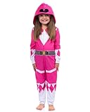 INTIMO Pijama infantil com capuz Mighty Morphin Power Rangers, rosa, 4 Anos