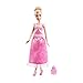 Mattel Disney Princess Toys, Cinderella Fashion Doll with 2 Looks, 9 Accessories, 2 Snap-On Bodices & 2 Skirts, 2-in-1 Stories Inspired by Disney Movie
