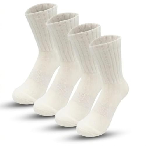 Foot Cardigan Organic Cotton Kids Socks Non Slip Grip Crew 5 Pairs Boys Girls Toddler to Teen Ages 2-14 product thumbnail 9