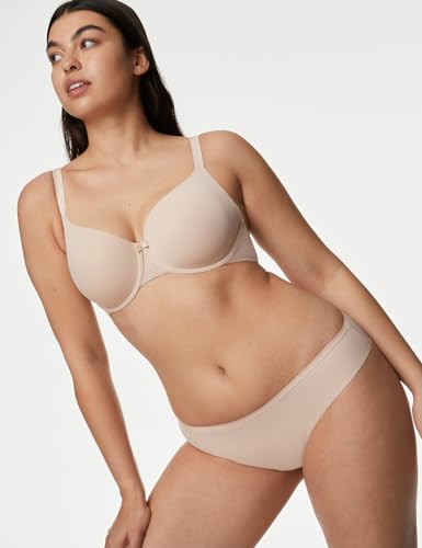 Image of Marks & Spencer Body Flexifit Womens Polyamide Blend Solid Low Rise Brazilian Knicker (Pack of 3)