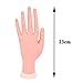 YANSHON Modelo de Práctica de Uñas de Silicona, Mano de Entrenamiento con...