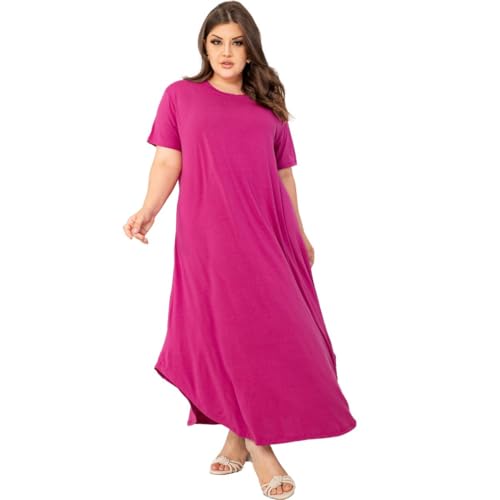 Vestido Evagelico Longo Saruel Midi Versátil Modelador Festa Rodado Tubinho Plus Size (BR, Numérico,