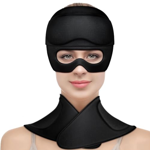 Cap de gel pour migraine après le travail bonnet de glace relaxant pour le cou et les yeux