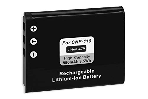 Batería NP 110 para Casio Exilim EX Z2000, EX Z2300, EX Z3000, EX ZR10, EX ZR15, EX ZR20