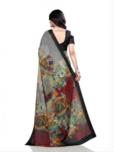 Image of Self design Paithani Georgettesaree(1350 Pushpa Coffee pt)
