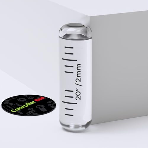 Ersatz Level Glas Flakon, Spirit Bubble Level, keine Feder, Akkurat, 35 mm x 11 mm – transparent klar