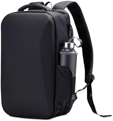 Classone GA-0010 Gauntlet V1 Sert Kabuk Serisi 15.6 inch Uyumlu WTX Pro Su Geçirmez Kumaş Laptop Çantası -Siyah - Görsel 5