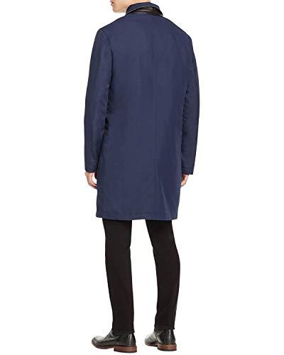 Cole Haan Men's Nylon Rain Coat With Removable Liner, India Ink, X-Large #TOP1