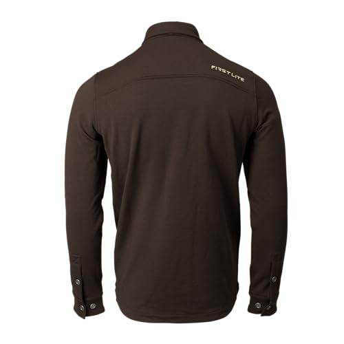 First Lite Men's Rugged Wool Field Shirt - Durable Merino Wool Hunting Midlayer2