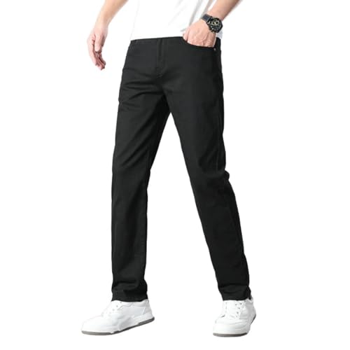 Men's Summer Thin White Business Loose Straight Casual Pants