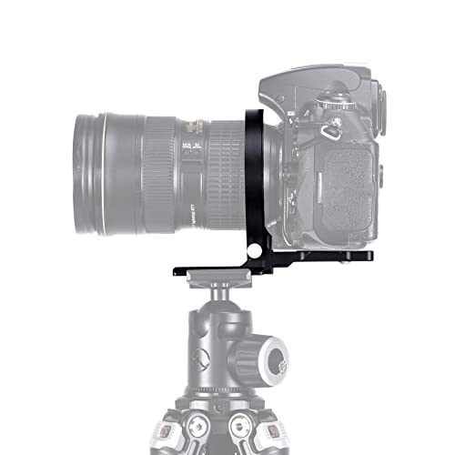 Collar giratorio universal SUNWAYFOTO LS-75 para cámaras DSLR y trípodes