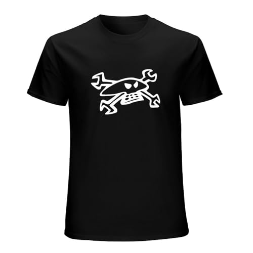 CBLDF Guy Martin Spanner Skull T Shirt Motorcycle Bike Sports Racing Gift Men Top Black L