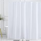 Resdenio PEVA Waterproof Shower Curtain Liner - 72x72 Microfiber Shower Liner, Machine Washable & Ho