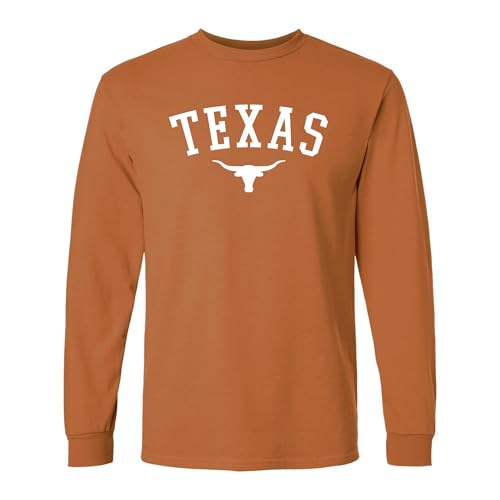 Texas Long Sleeve T-Shirt for Men, Women, Unisex, 100% Cotton, Texas State Pride Graphic Tee, Standard Fit Long Sleeve Top2