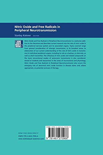 Nitric Oxide and Free Radicals in Peripheral Neurotransmission: 2