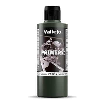 Vallejo Model Color 200 ml Polyurethane Primer - NATO Green