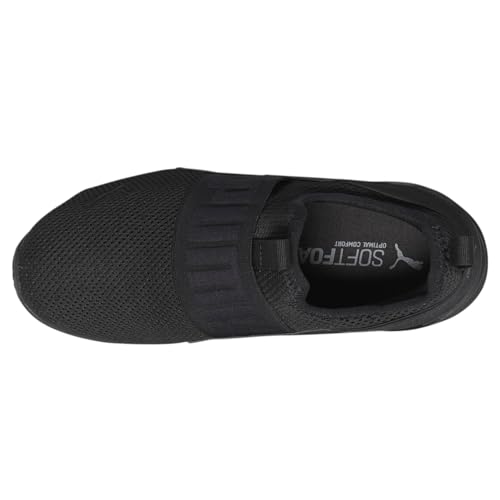 PUMA Womens Axelion Slip On Sneakers Shoes Casual - Black - Size 6.5 M4