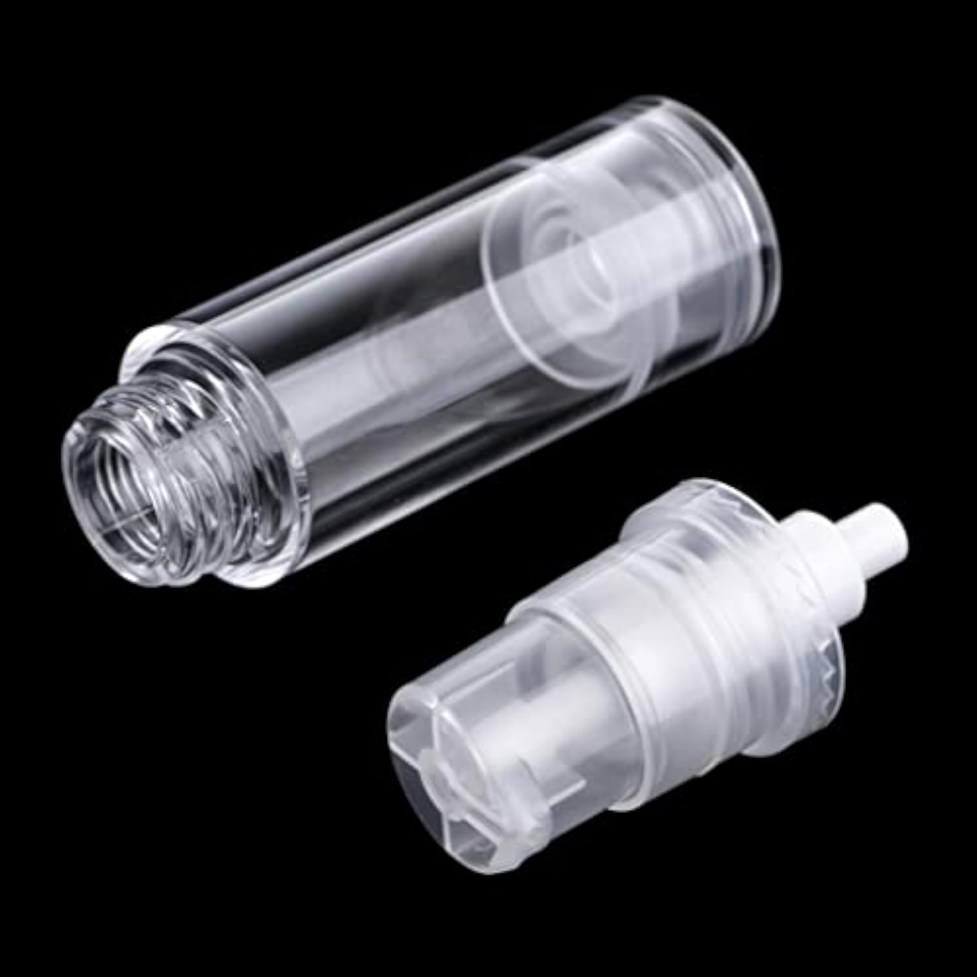 5ml Clear Vacuum Pump Bottle Cosmetic Lotions Container, 5pcs