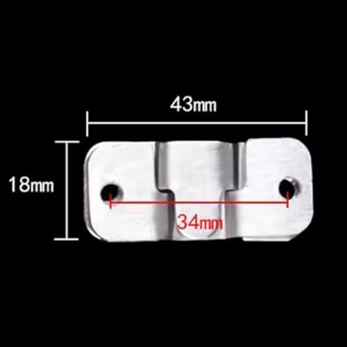 Image of 10Pcs Furniture Flush Mount Bracket Z Clip Steel Wall Buckle Bracket Wall Hanger Photo Picture Hanger Hook for Hardware Wedding, Small
