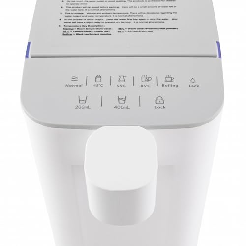 Dispensador eléctrico de agua caliente 3L blanco miniatura 7