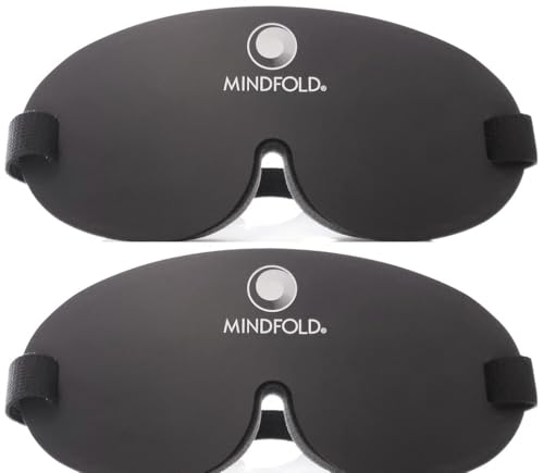 Mindfold Relaxation and Blackout Sleeping Mask 2-Pack