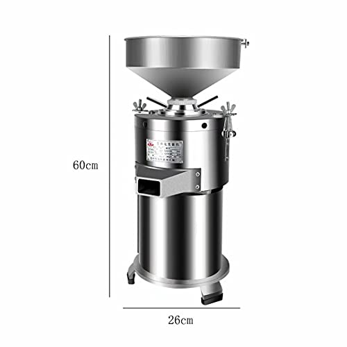 Commercial Peanut Butter Maker Machine, Sesame Sauce Nut Grinder, 15-30kg/h Automatic Mill Grinding Machine for Grinding Nut, Sesame,Almond for Home Kitchen Commercial Use,100mm 15kg/H