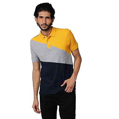 Image of STOP by Shoppers Patterned Cotton Blend Regular Fit Men's T Shirt