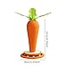 Gralara Cat Scratching Board Cat Scratcher Post Carrot Shape Pet Supplies Furniture Protector Cat Climbing Frame for Playing Lounging
