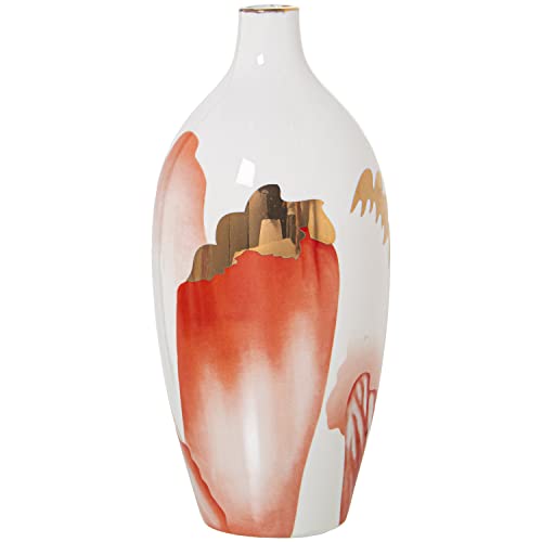 Vase en céramique bicolore 27cm pour illuminer un coin de pièce sombre