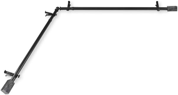 Handmade Curtain Rods & Hardware Set - Steel Rods with Finials, Corner Connectors - Black Home Decor