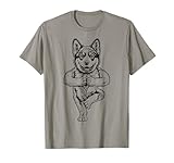Divertente e carino proprietario di husky siberiani, cani ragazza e amante dello yoga, istruttore e insegnante donne regali e benessere zen meditazione namaste idee regalo per ragazze, bambini, mamma husky, mamma, mamma e madre.