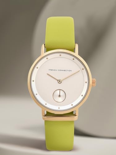 Image of French Connection Silver Dial Analog Watch for Women -FCW09GL