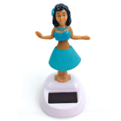 Solar Pal Solar Powered Toys, Solar Powered Dancing Girl Figures, Cute Dashboard Bobble Head Figures Solar Toys, Car Ornaments Dolls, Hawaiian Girl Solar Dancing For Windowsill, Car, Desk