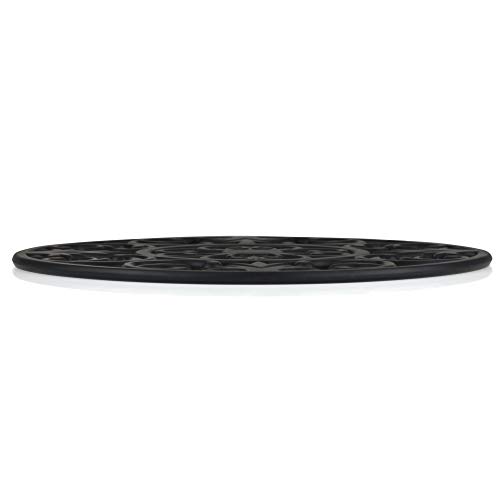 Gasaré SILICONE - TRIVET - BLACK Extra Large, Extra Thick thumb #8