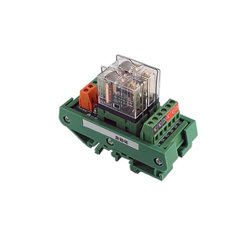 Relais d'interface de montage PLC 12V DC module de commutation 2 canaux