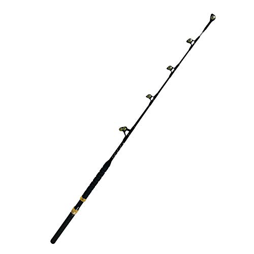 EatMyTackle Roller Guide Saltwater Fishing Rod | Blue Marlin Tournament Edition (60-80lb)