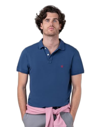 El Ganso Polo Piqué Garment Dyed Azul Interseason