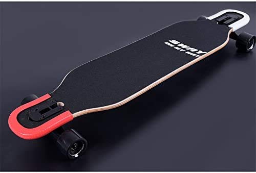 Dreamfire Skateboard Nose Guard Tail Guard Edge Protection Rubber Strip Longboard Deck Edge Protector Boys, Girls, Youths, Beginners 30Cm Black #TOP7