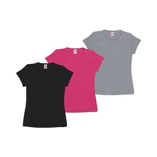 Kit 3 Blusa Feminina Infantil e Juvenil sem estampa tecido 100% Algodão camiseta de meninas 2 a 14 Anos (Sortidos) (4)