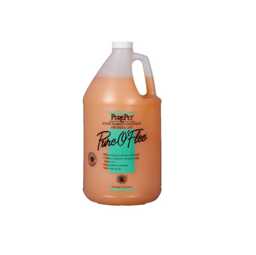 PUREPET Pure O'Flee Dog and Cat Conditioning Shampoo Concentrate Dilutes 10 to 1 (1 Gallon)