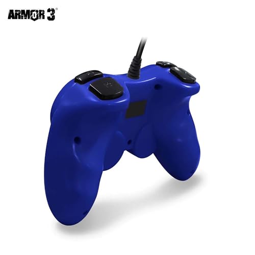 Image of Armor3 inchNuplay inch Wired Game Controller for PS3 (Blue)