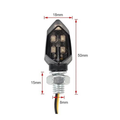 Clignotants LED pour motos haute luminosité avec feux indicateurs directionnels