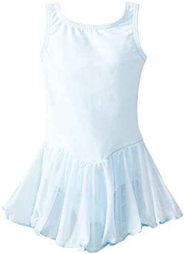 Little Girl Leotard Dress Sleeveless Tank One Piece Ballerina Top Dancewear Costume