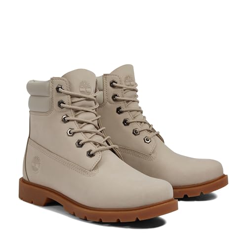Timberland Timberland Women's Linden Woods 6-Inch Waterproof Boot, Light Taupe Nubuck, 6