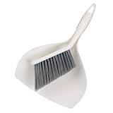 DOITOOL Kleiner Handkehrset mit Weicher Kehrbürste und Reinigungsschaufel aus Pp und Tpr Platzsparend für Desktop zur Entfernung von Haaren und Staub zu Hause Zufällige Zufällige Farbe