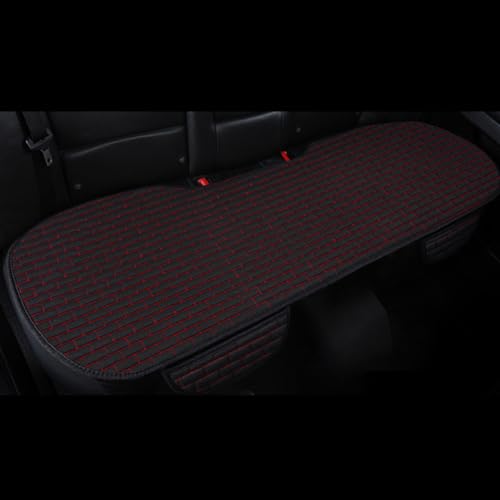 TYZXK Car Seat Cushion for Dacia Joggers 5/7 zits vanaf 2022 2023 2024 Universal Nonslip Front Rear Seat Protector Cushion Comfort Durable Interior,Back Seat-Black+Red